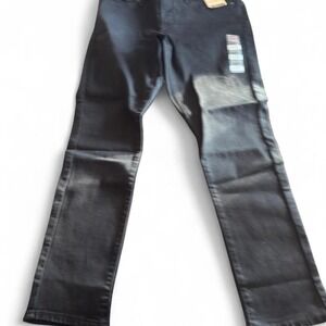 Levis 311 Shaping Skinny Jeans Black Hypersoft Mid Rise 14 Short W32 L28 NWT